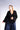 Wickelbluse fancy schwarz