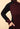 Hoodiekleid weinrot-schwarz Detail