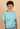 Fledermaus Shirt Summer Melange Aqua