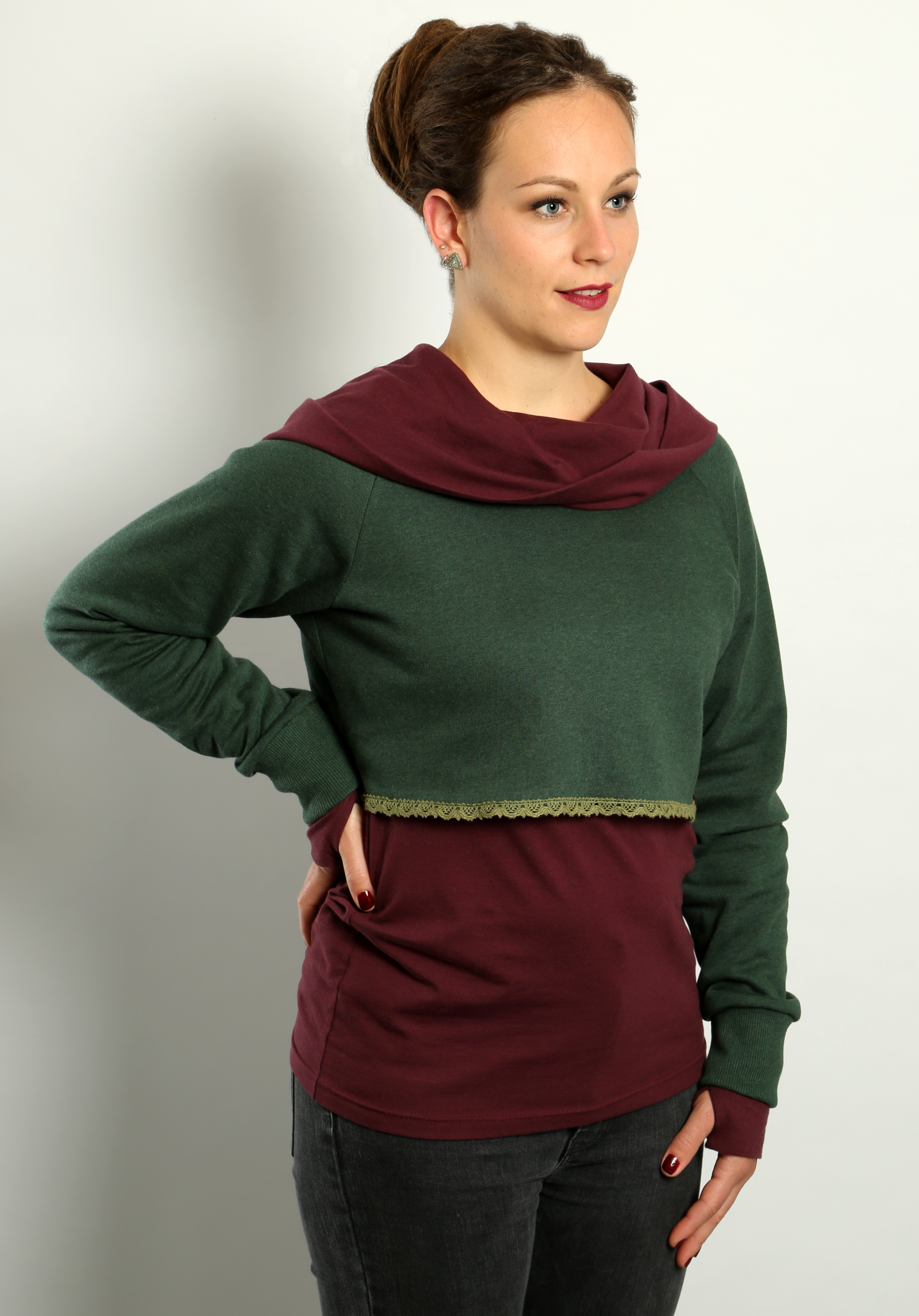 Kurzsweater Tanne